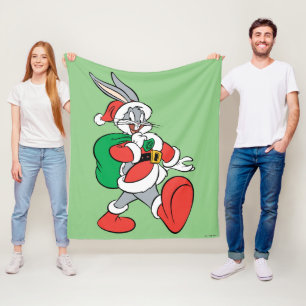 BUGS BUNNY™ Santa Fleece Blanket
