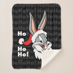 BUGS BUNNY™ Santa "Ho Ho Ho!" Sherpa Blanket