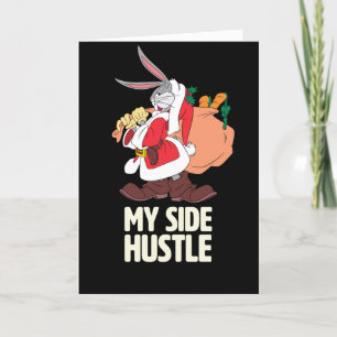 BUGS BUNNY™ Santa "My Side Hustle" Holiday Card