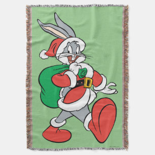 BUGS BUNNY™ Santa Throw Blanket