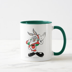 BUGS BUNNY™ Santa Waving Mug
