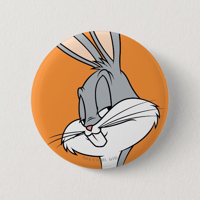 BUGS BUNNY™ Sideways Glance Pinback Button (Front)