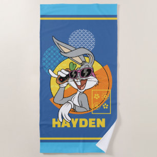 BUGS BUNNY™ Singaporean Vacation Graphic Beach Towel