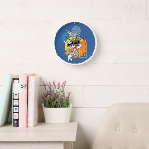 BUGS BUNNY™ Singaporean Vacation Graphic Clock