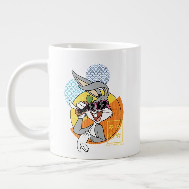 BUGS BUNNY™ Singaporean Vacation Graphic Giant Coffee Mug (Left)