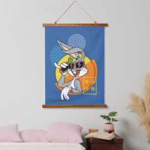 BUGS BUNNY™ Singaporean Vacation Graphic Hanging Tapestry