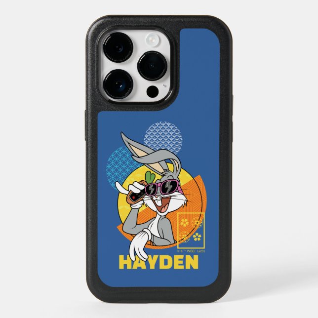 BUGS BUNNY™ Singaporean Vacation Graphic Otterbox iPhone Case (Back)