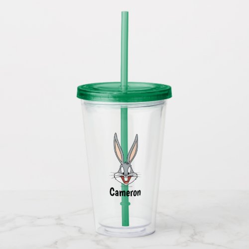 BUGS BUNNY Smiling Face Acrylic Tumbler