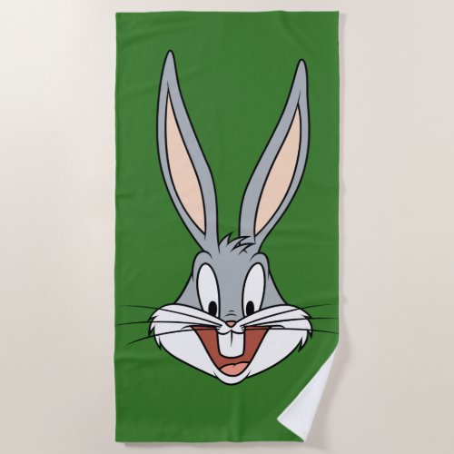 BUGS BUNNY Smiling Face Beach Towel