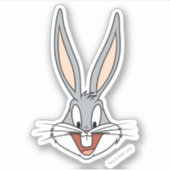 BUGS BUNNY™ Smiling Face Sticker | Zazzle