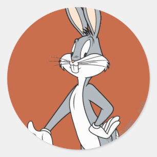 BUGS BUNNY™ Standing Classic Round Sticker
