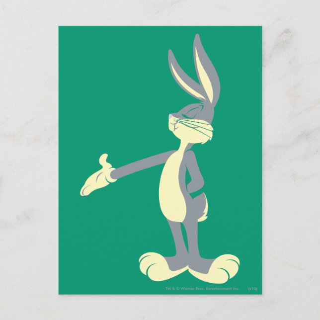 BUGS BUNNY™ Standing Illustration Postcard (Front)