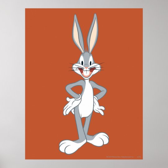 BUGS BUNNY™ Standing Poster | Zazzle.com