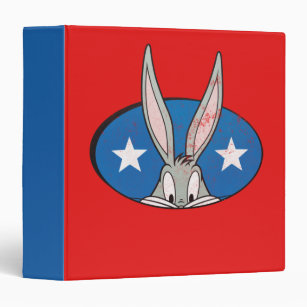 BUGS BUNNY™ Stars Badge 3 Ring Binder