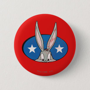 BUGS BUNNY™ Stars Badge Pinback Button