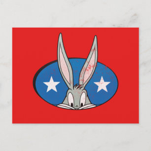 BUGS BUNNY™ Stars Badge Postcard