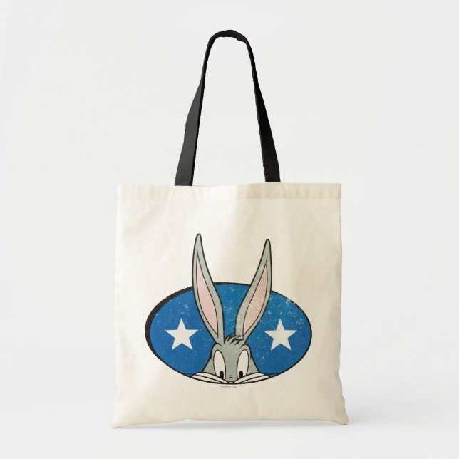 BUGS BUNNY™ Stars Badge Tote Bag (Front)