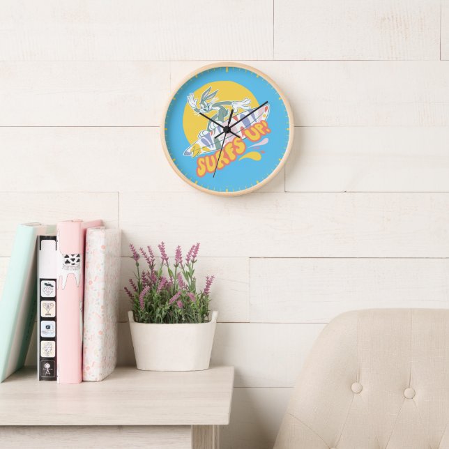BUGS BUNNY™ - Surfs Up! Clock (Reading Room)