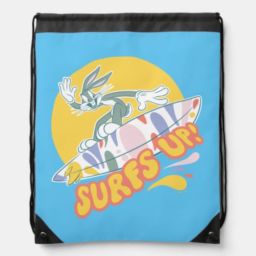 BUGS BUNNYâ _ Surfs Up Drawstring Bag
