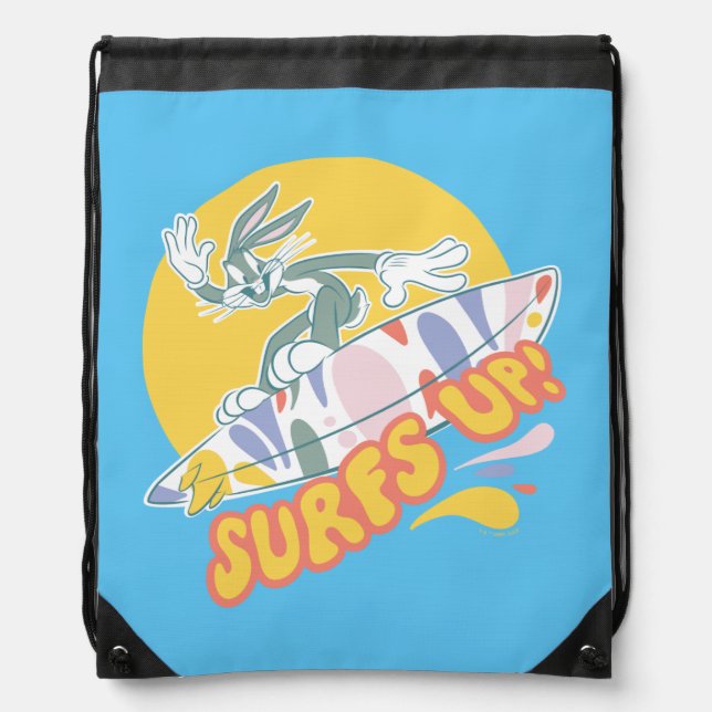 BUGS BUNNY™ - Surfs Up! Drawstring Bag (Front)