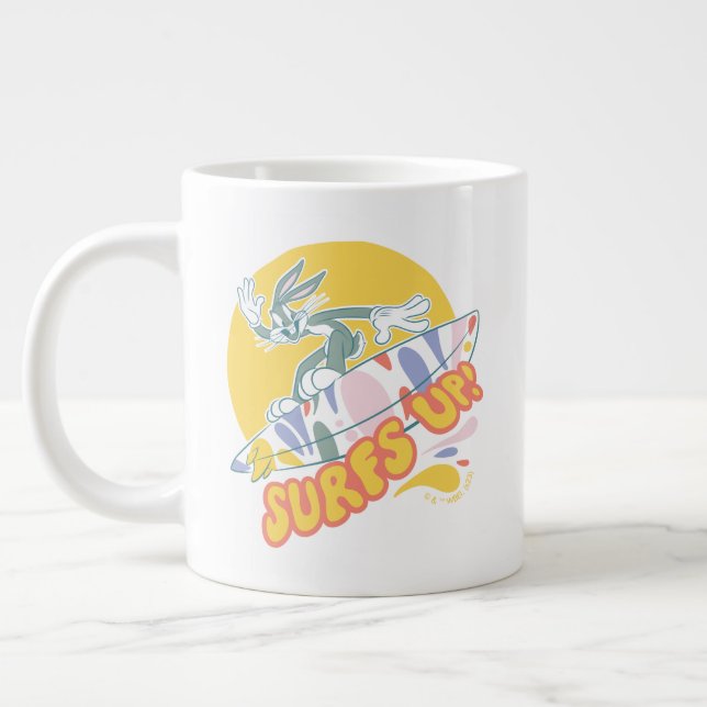 BUGS BUNNY™ - Surfs Up! Giant Coffee Mug (Left)