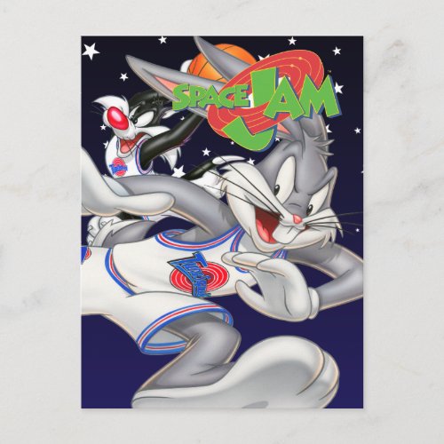 BUGS BUNNY  SYLVESTER Assist Invitation Postcard