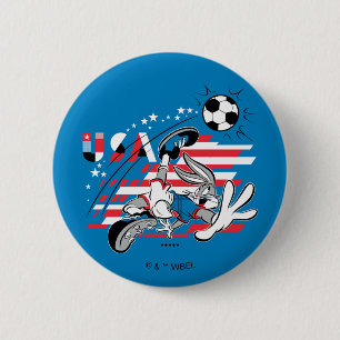 BUGS BUNNY™ Team USA Soccer Graphic Button