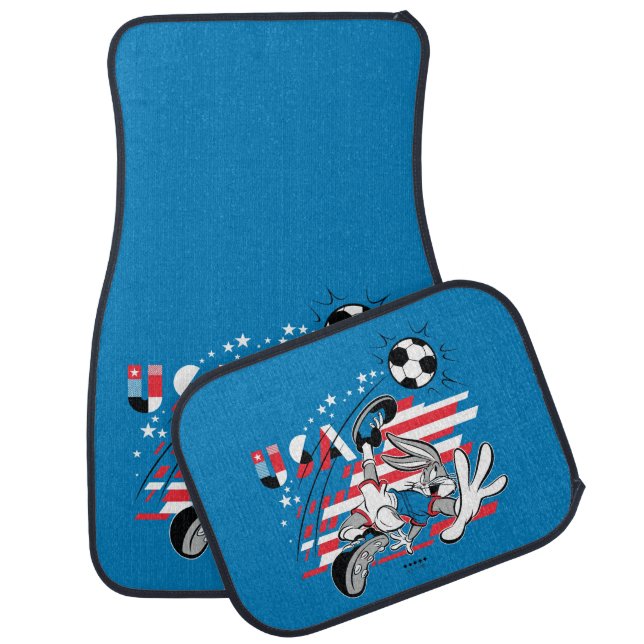 BUGS BUNNY™ Team USA Soccer Graphic Car Floor Mat (Set)