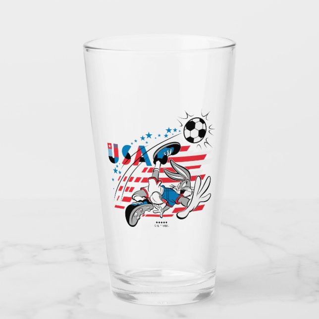 BUGS BUNNY™ Team USA Soccer Graphic Glass (Front)