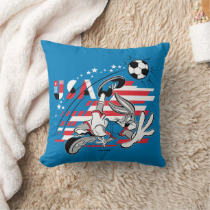BUGS BUNNY™ Team USA Soccer Graphic Throw Pillow