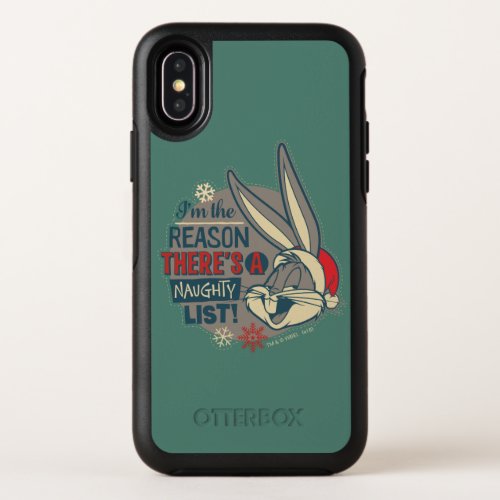 BUGS BUNNY_ The Reason Theres A Naughty List OtterBox Symmetry iPhone X Case