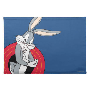 BUGS BUNNY™ Through LOONEY TUNES™ Rings Cloth Placemat