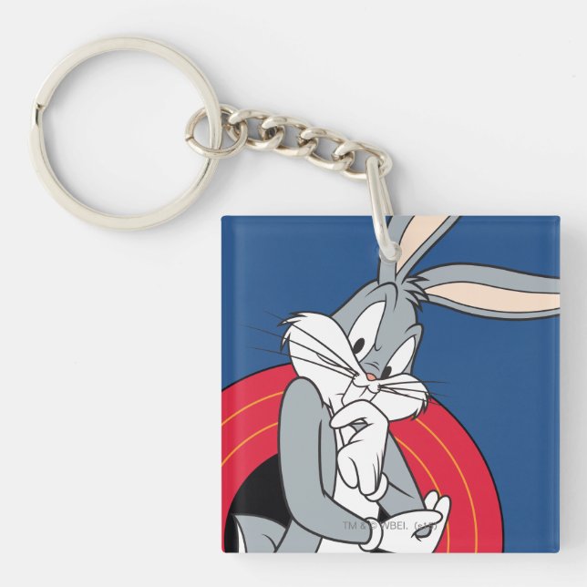 BUGS BUNNY™ Through LOONEY TUNES™ Rings Keychain (Front)