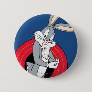 BUGS BUNNY™ Through LOONEY TUNES™ Rings Pinback Button