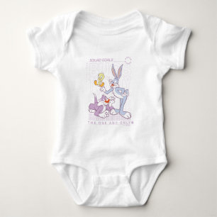 BUGS BUNNY™, TWEETY™, SYLVESTER™ Squad Goals Baby Bodysuit