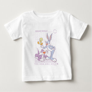 BUGS BUNNY™, TWEETY™, SYLVESTER™ Squad Goals Baby T-Shirt