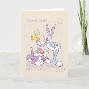 BUGS BUNNY™, TWEETY™, SYLVESTER™ Squad Goals Card