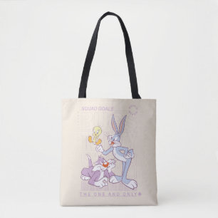 BUGS BUNNY™, TWEETY™, SYLVESTER™ Squad Goals Tote Bag