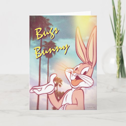 BUGS BUNNY Vacation Photo Card