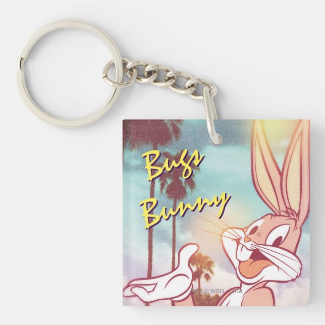 BUGS BUNNY™ Vacation Photo Keychain (Front)