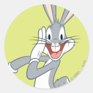 BUGS BUNNY™ Whispering 2 Classic Round Sticker