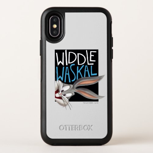 BUGS BUNNY_ Widdle Waskal OtterBox Symmetry iPhone X Case