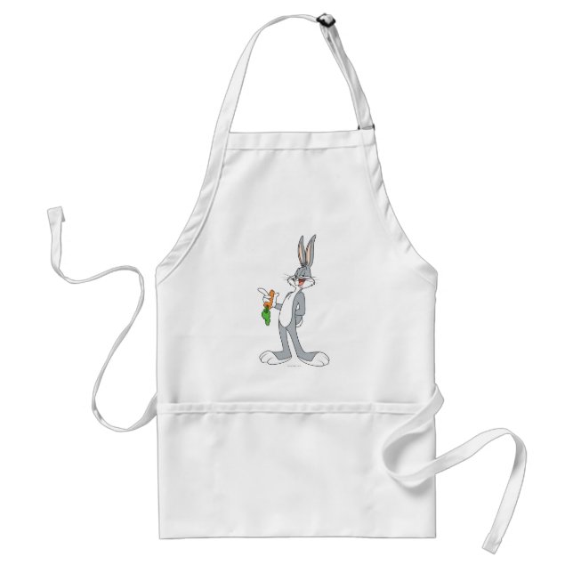 BUGS BUNNY™ With Carrot Adult Apron (Front)