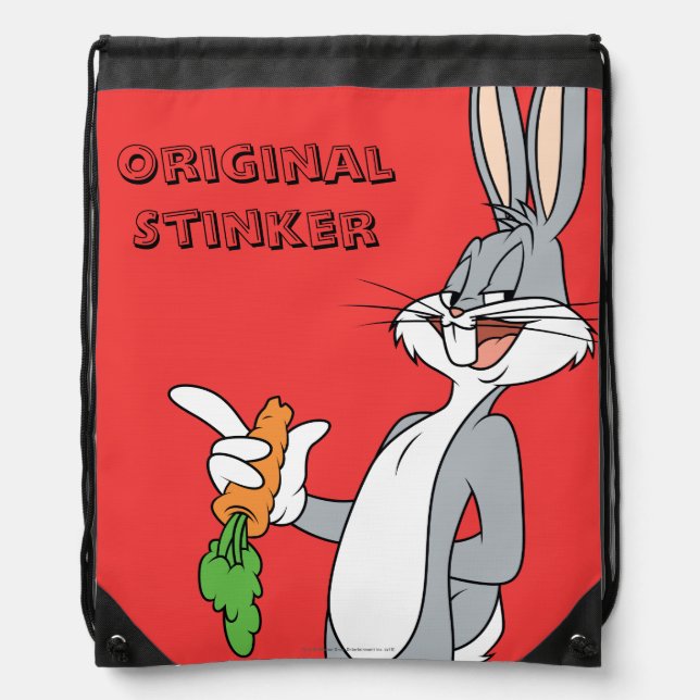 BUGS BUNNY™ With Carrot Drawstring Bag (Front)