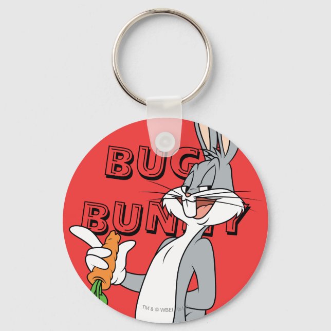 BUGS BUNNY™ With Carrot Keychain (Front)