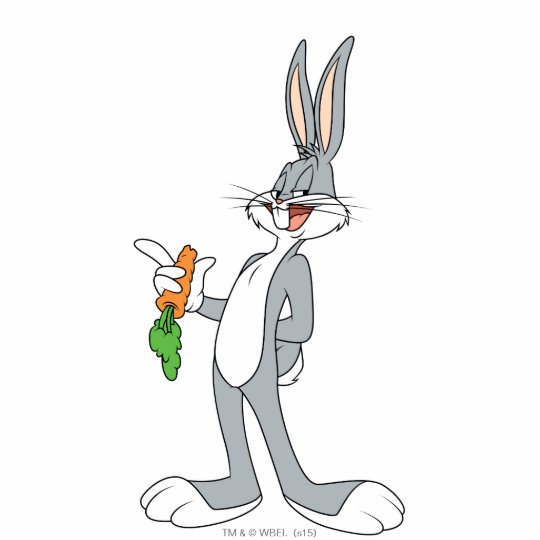 BUGS BUNNY™ With Carrot Statuette | Zazzle.com