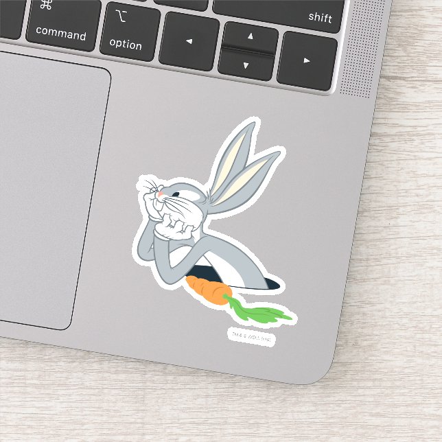 BUGS BUNNY™ with Carrot Sticker (Detail)