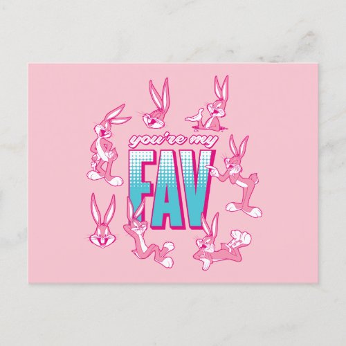 BUGS BUNNY _ Youre My Fav Holiday Postcard