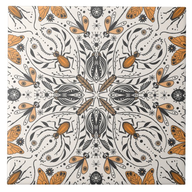 Bugs Ceramic Tile (Front)