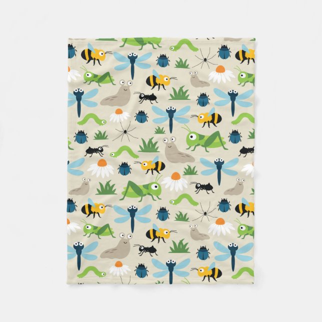Bugs Fleece Blanket (Front)